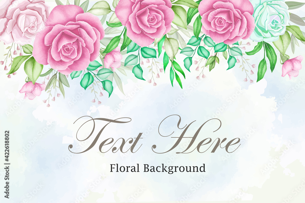 Elegant floral background with beautiful flower Elegant floral background with beautiful flower