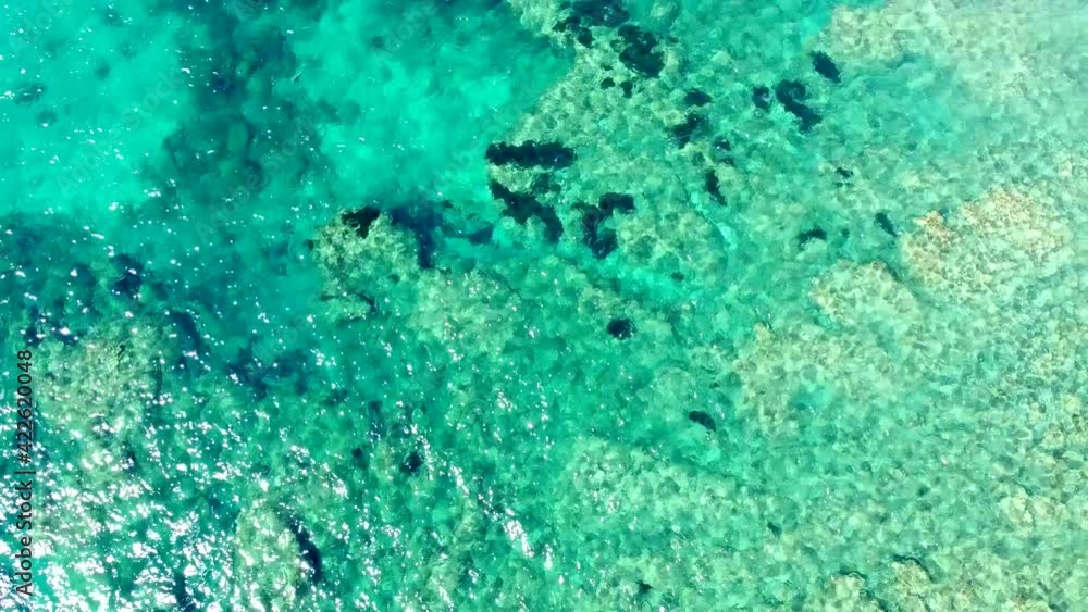 Aerial view of Alghero southern coast with turquoise water and rocks. Sardinia, Italy Aerial view of Alghero southern coast with turquoise water and rocks. Sardinia, Italy