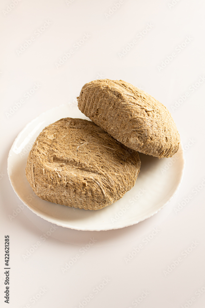 Halva traditional local confection recipes in West Asia. White background Halva traditional local confection recipes in West Asia. White background