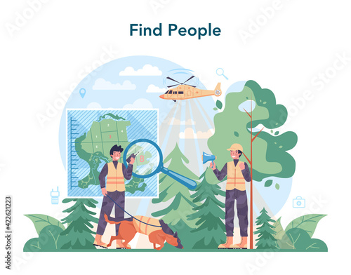 Urgency rescuer help. Ambulance lifeguard in uniform assisting