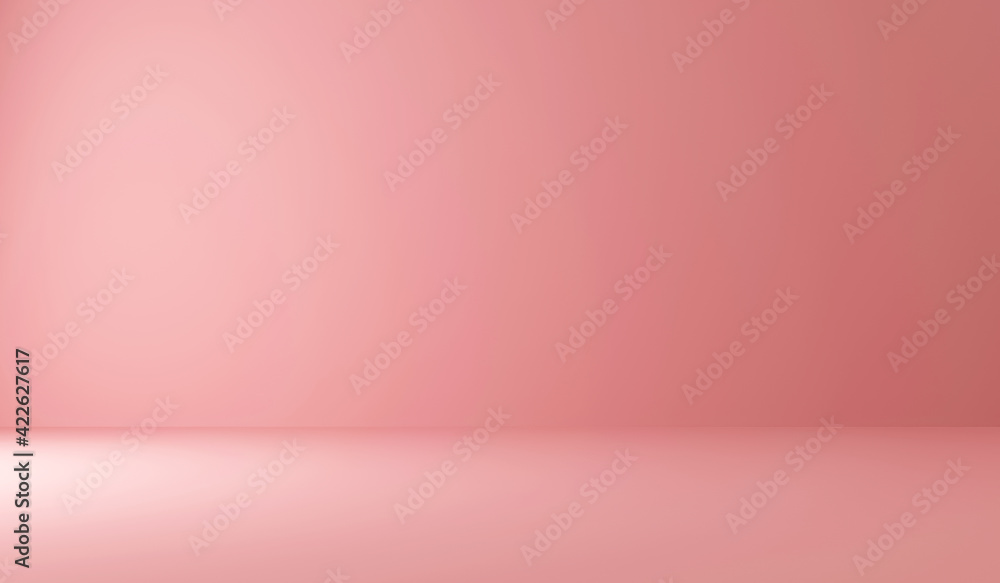 Empty Pink Studio Background with light Empty Pink Studio Background with light