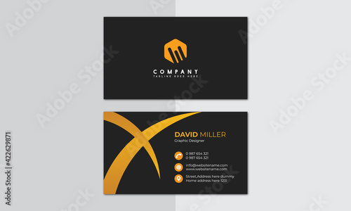Clean business card template