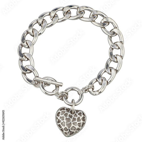 Wallpaper Mural heart shaped chain Torontodigital.ca