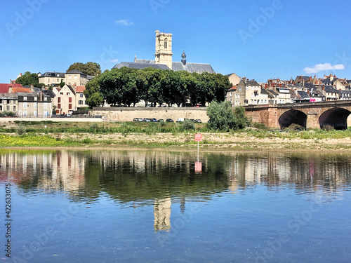 Nevers Church across the river