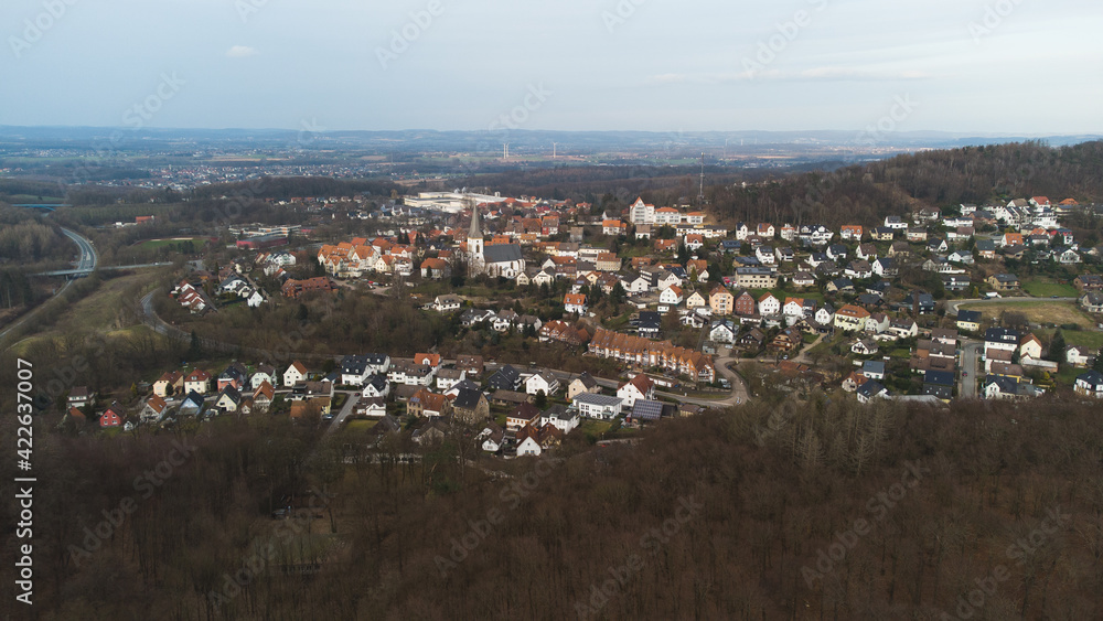Panorama der Bergstadt Oerlinghausen
