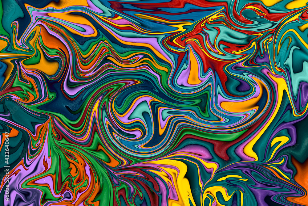 Distorted liquify colourful background. Vibrant saturated swirls and patterns Distorted liquify colourful background. Vibrant saturated swirls and patterns