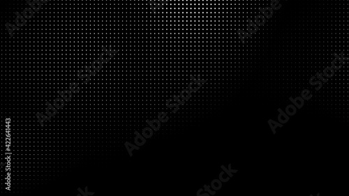 Dot white black pattern gradient texture background. Abstract pop art halftone and retro style. © Papapig