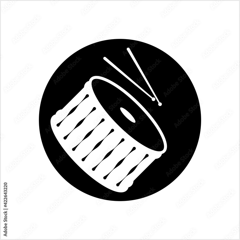 Drum Icon, Musical Instrument Icon Drum Icon, Musical Instrument Icon