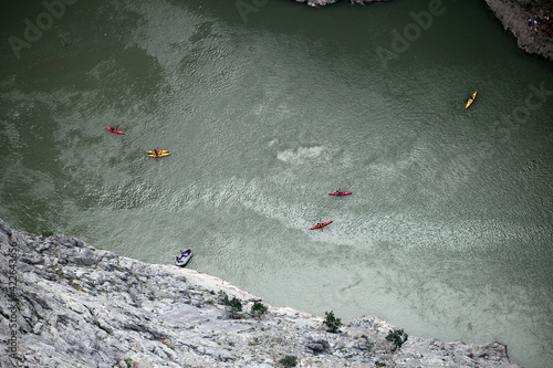 Rafting on the Dark Canyon in district of Kemaliye (Egin), Erzincan, Turkey. Kemaliye is extreme sport center in Eastern Turkey. photo