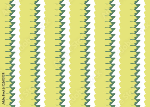 Vector texture background, seamless pattern. Hand drawn, yellow, green, white colors.