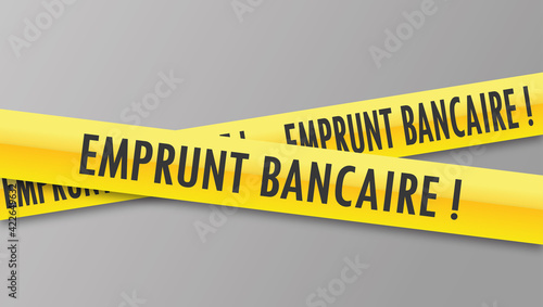 Logo emprunt bancaire.