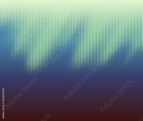 Vector halftone dots background. Colorful comic pattern. Wavy dotted texture.