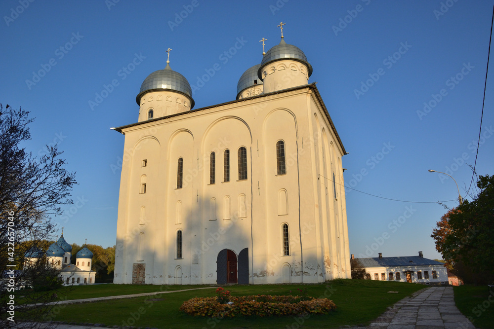St. George's Monastery. Veliky Novgorod, Russia. St. George Cathedral