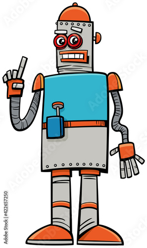 cartoon robot fantasy comic character