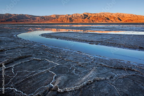 First Light at Cow Creek in Death Valley National Park, CA