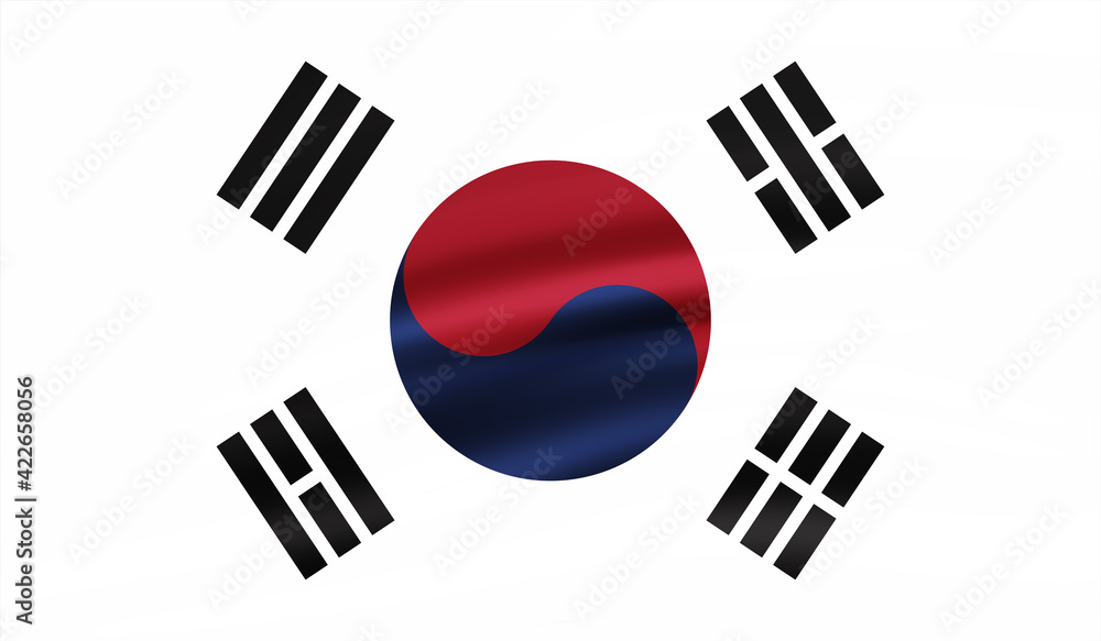 South Korea grunge flag with little scratches South Korea grunge flag with little scratches