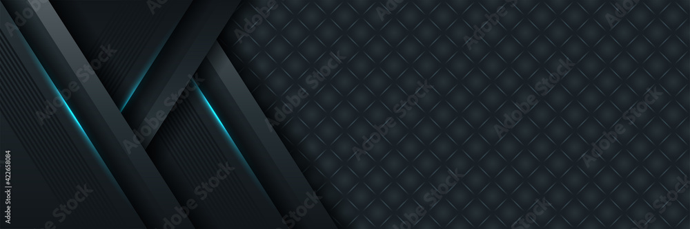 Dark blue abstract dynamic background with overlap layers. 3d cover science, futuristic, energy technology concept of business presentation banner for sale event night party Dark blue abstract dynamic background with overlap layers. 3d cover science, futuristic, energy technology concept of business presentation banner for sale event night party