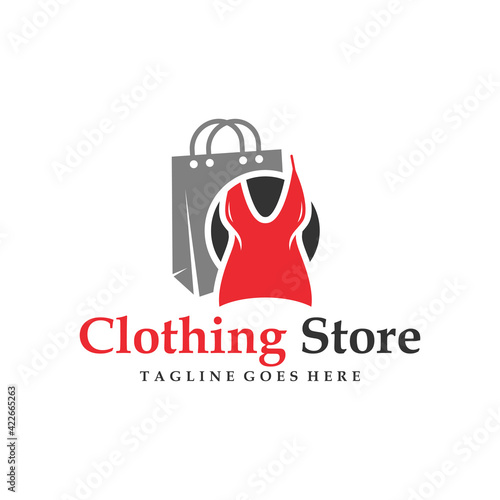 modern womens clothing shop logo