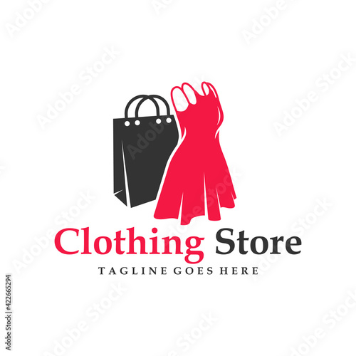 modern womens clothing shop logo