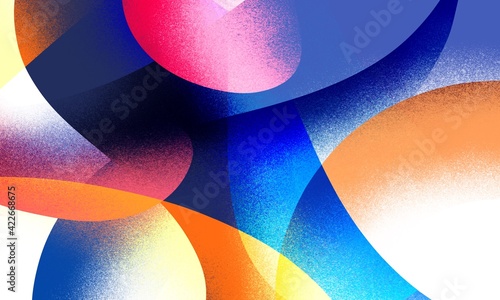 the colorful gradient and noise background. colorful pattern illustration for wallpaper, poster, flyer, and any design. multicolor gradation and noise texture. photo