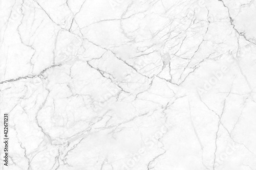 Wallpaper Mural White marble texture for background or tiles floor decorative design. Torontodigital.ca