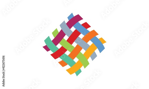 textile logo vector