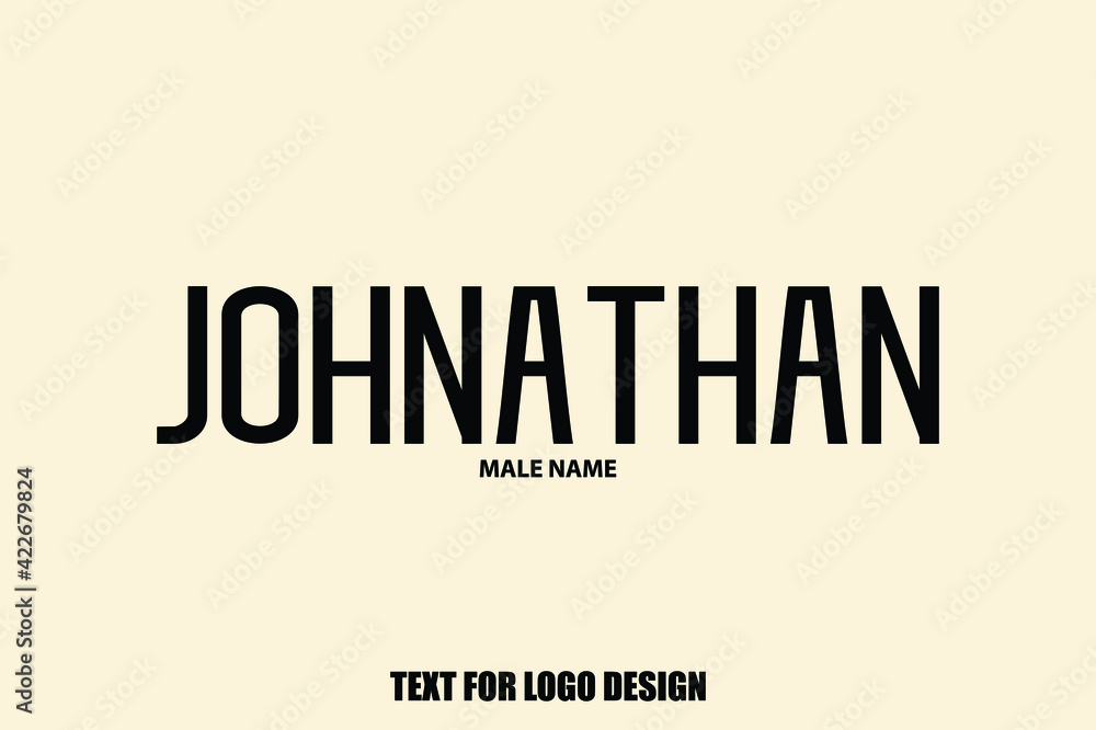 Johnathan Male Name Typography Sign For Logo Designs and Shop Names Johnathan Male Name Typography Sign For Logo Designs and Shop Names