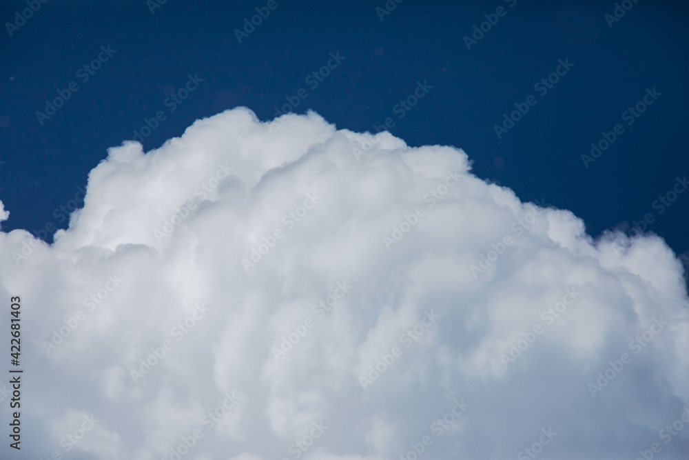 Cumulonimbus Cloud Detail, Cumulus Cloud Top Cumulonimbus Cloud Detail, Cumulus Cloud Top
