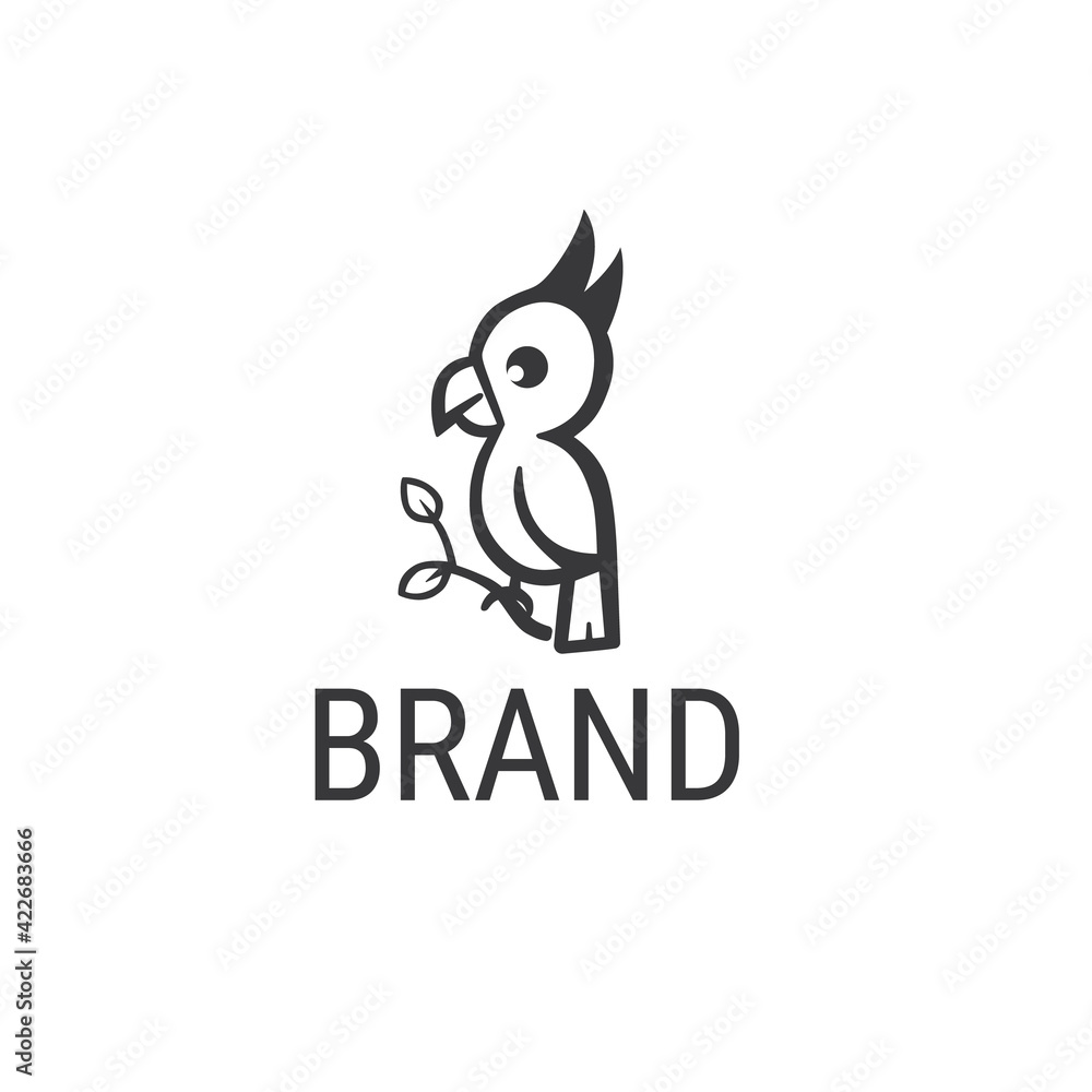 little cute bird logo design little cute bird logo design