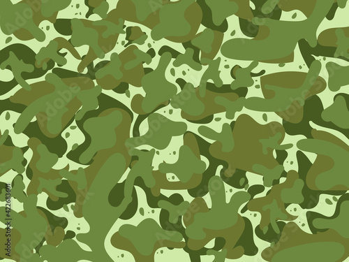 Green Army Pattern. camouflage seamless texture