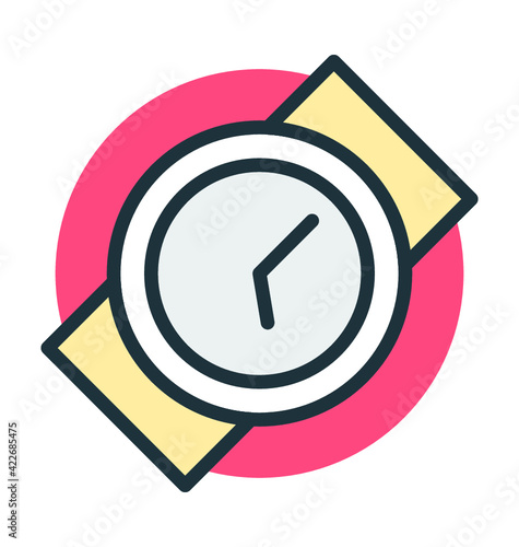Wristwatch Vector Icon