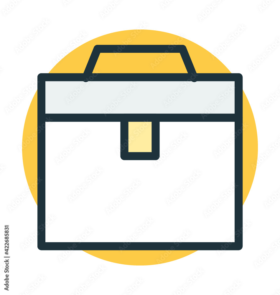 Briefcase Vector Icon Briefcase Vector Icon