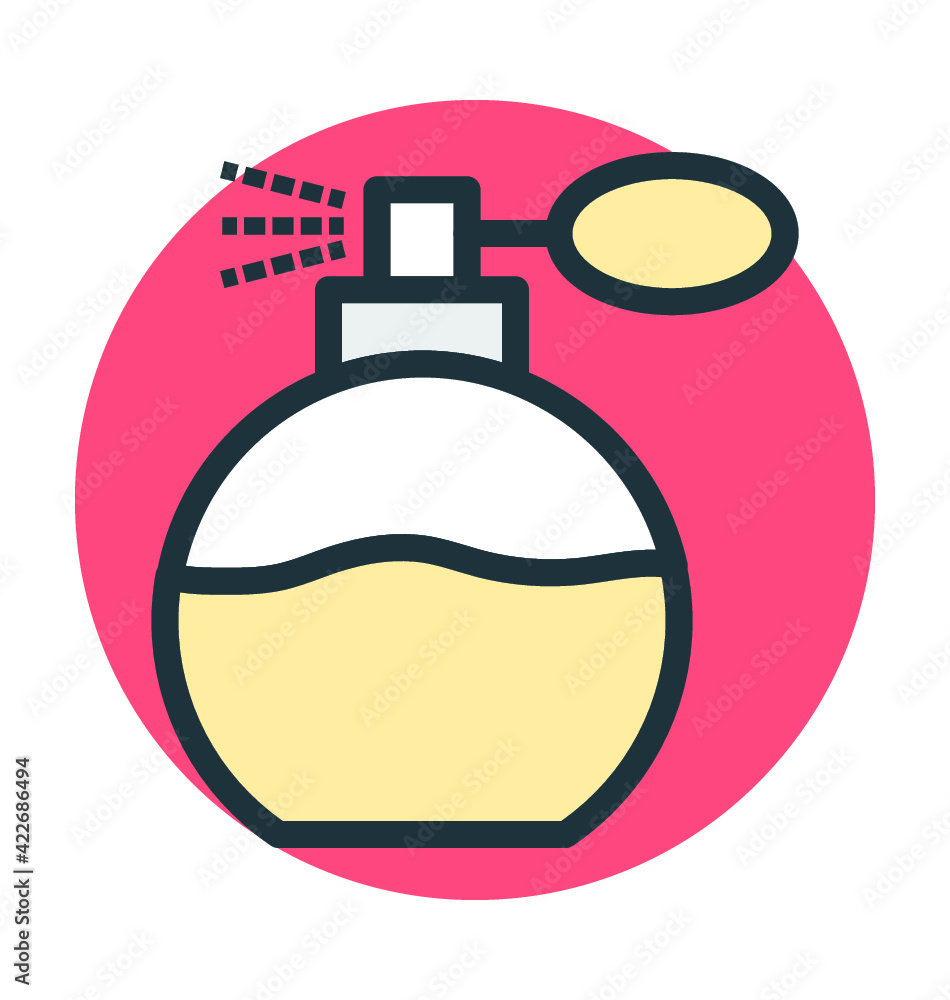 Obraz premium Perfume Vector Icon