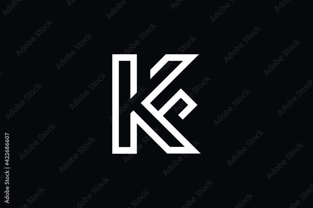 KF logo letter design on luxury background. FK logo monogram initials letter concept. KF icon logo design. FK elegant and Professional letter icon design on black background. K F FK KF KF logo letter design on luxury background. FK logo monogram initials letter concept. KF icon logo design. FK elegant and Professional letter icon design on black background. K F FK KF