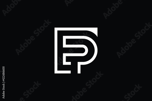EP logo letter design on luxury background. PE logo monogram initials letter concept. EP icon logo design. PE elegant and Professional letter icon design on black background. E P PE EP