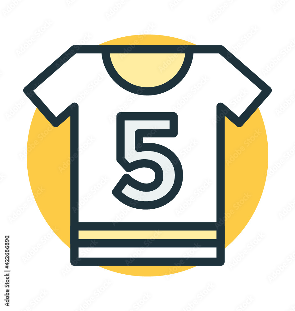 Sports Shirt Vector Icon Sports Shirt Vector Icon