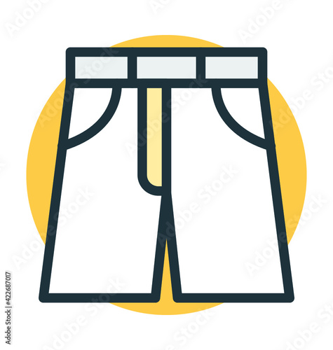 Bermuda Short Vector Icon