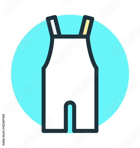 Bib Pant Vector Icon