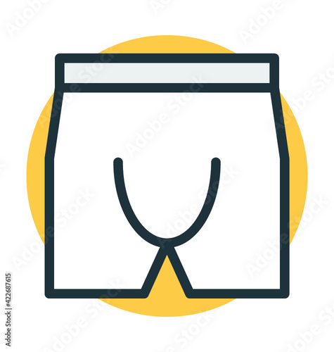 Bermuda Short Vector Icon
