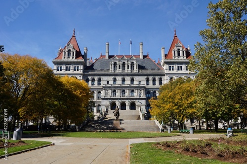 Albany USA - 13 October 2012 - New York State Capitol in Albany NY