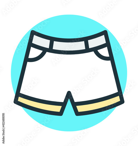 Bermuda Short Vector Icon