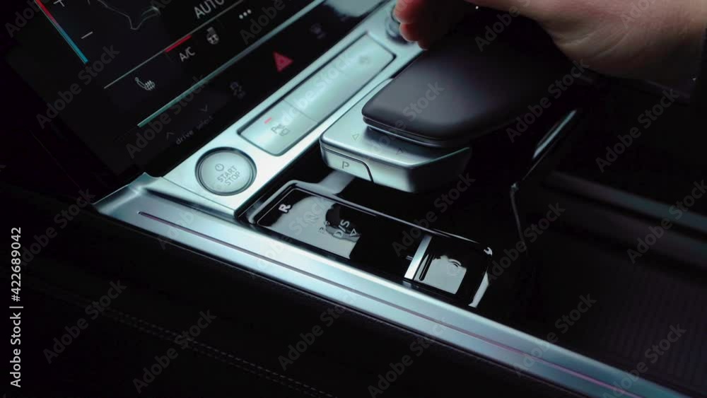 Shifts the automatic transmission Shifts the automatic transmission