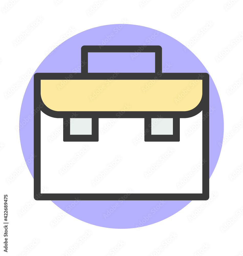 Briefcase Vector Icon Briefcase Vector Icon