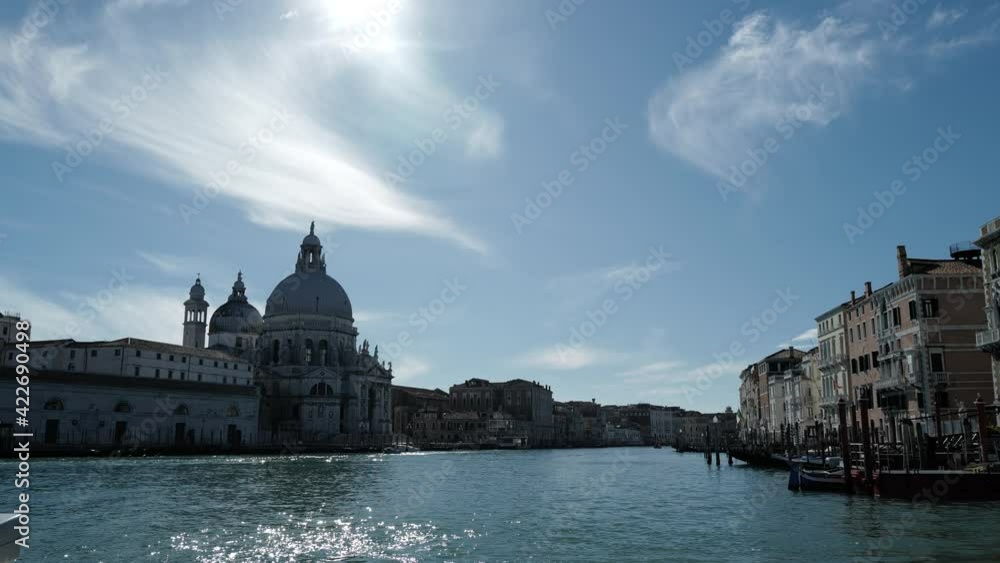 Venice, Italy - Historic buildings between the canals of the lagoon city Venice, Italy - Historic buildings between the canals of the lagoon city