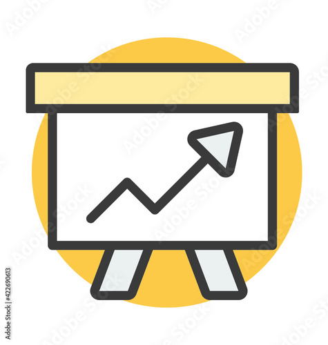 Graph Vector Icon