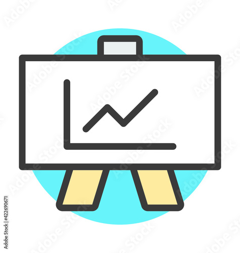 Graph Vector Icon