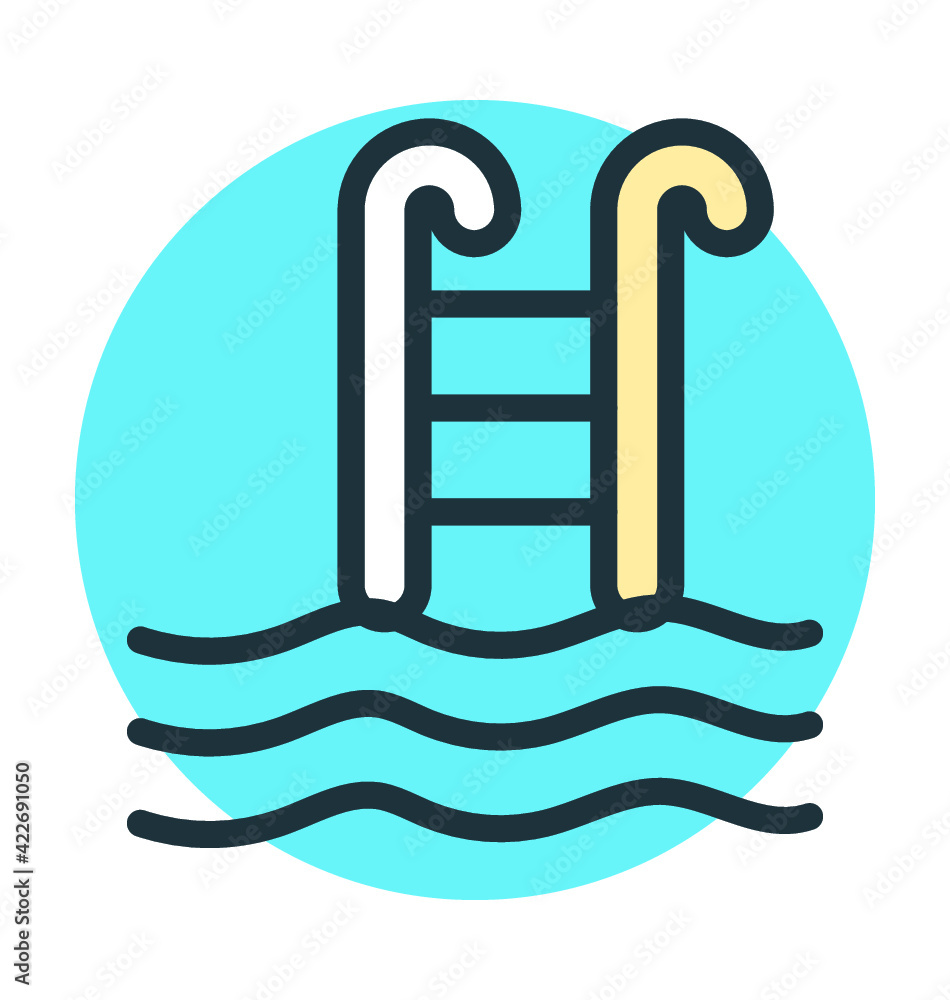 Swimming Pool Vector Icon Swimming Pool Vector Icon