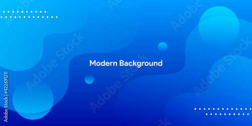 Dynamic modern gradient wave background 