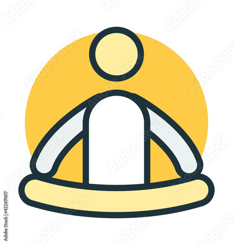Yoga Vector Icon