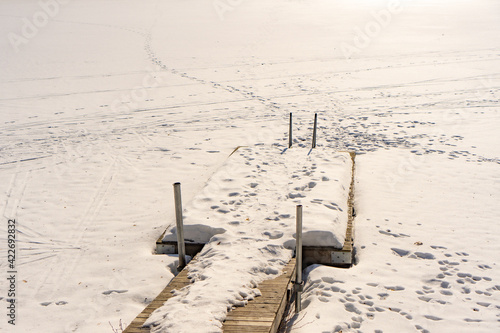 frozen lake